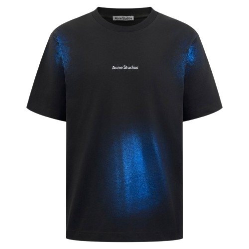 Acne Studios Spray Logo Tee Black