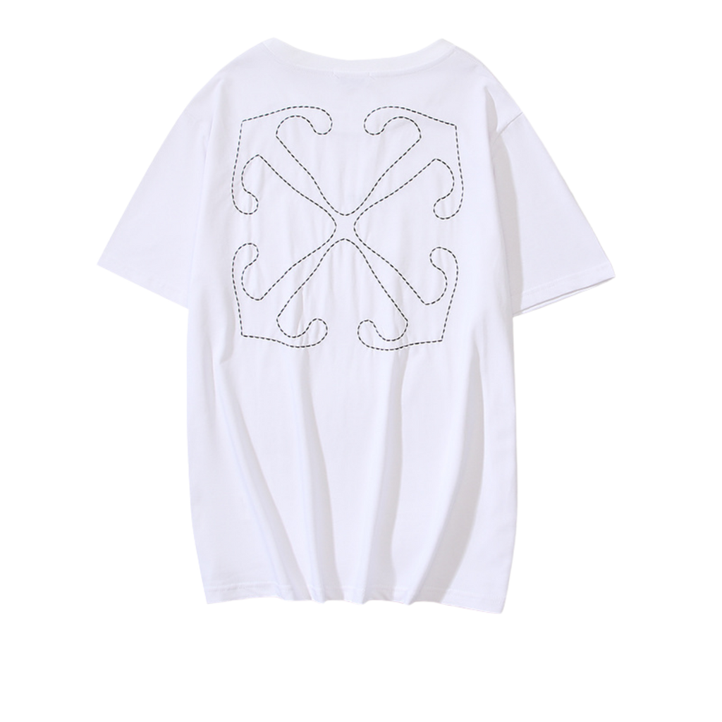 Off-White Plant Stitch Tee White