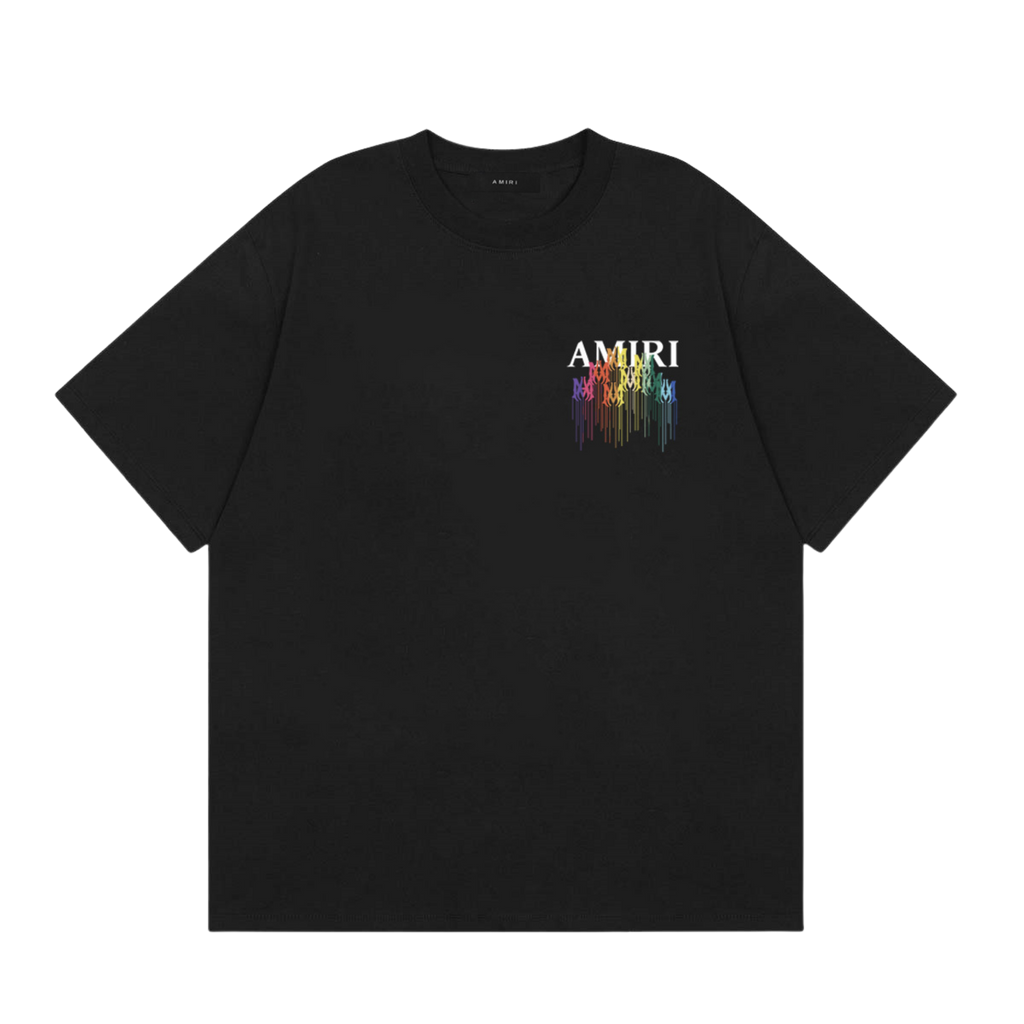 AMIRI Drip Paint Tee Black