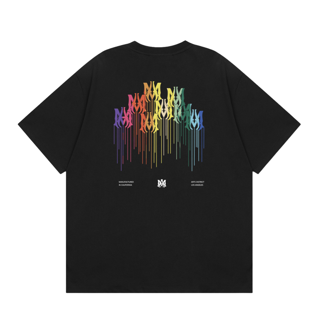 AMIRI Drip Paint Tee Black