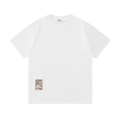 Burberry Check Patch Tee White