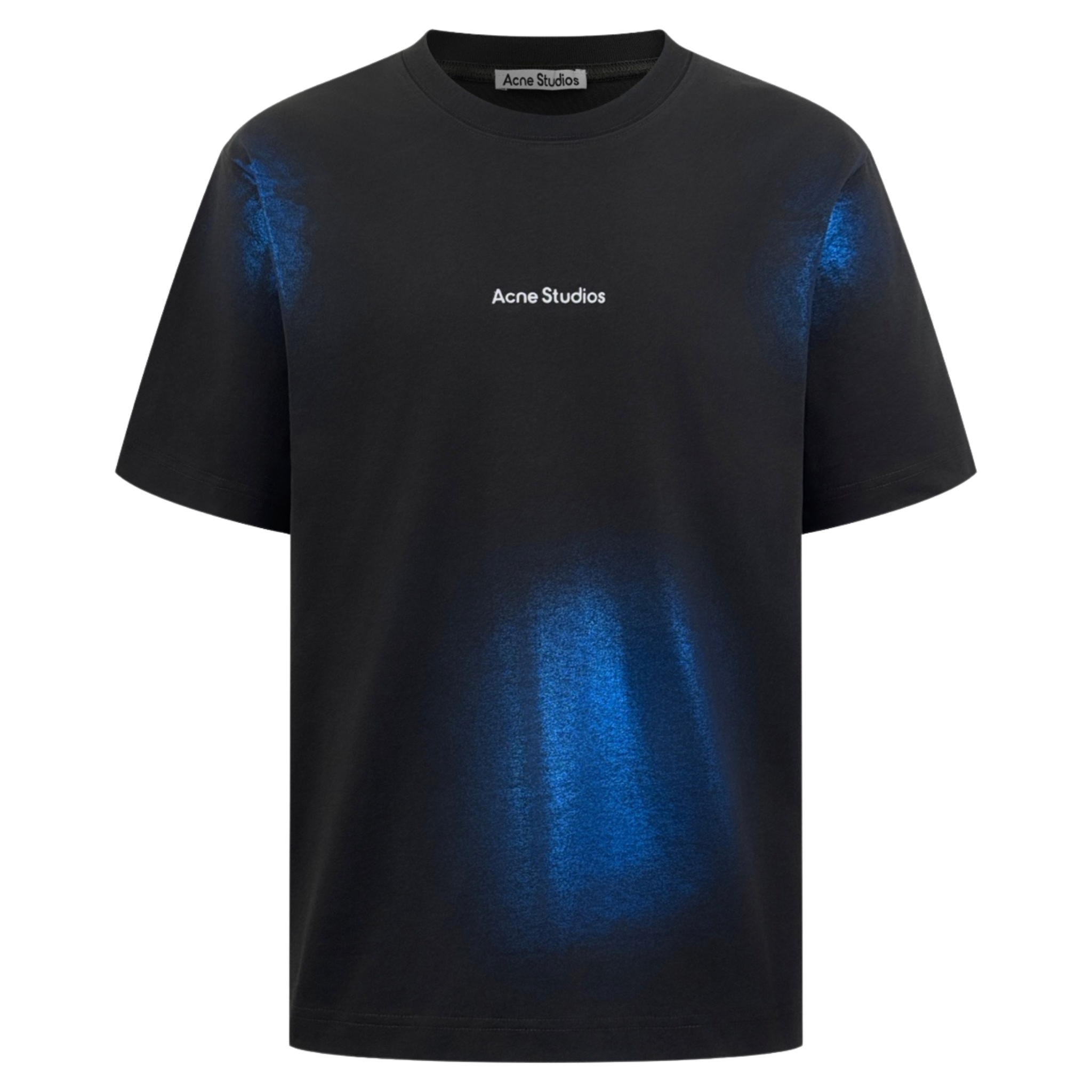 Acne Studios Paint Splatter Tee Black Blue