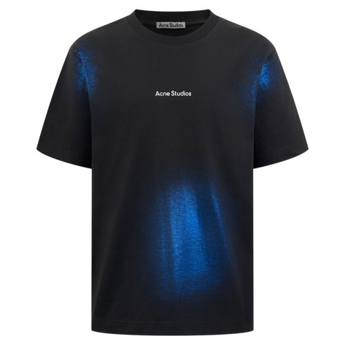 Acne Studios Paint Splatter Tee Black Blue