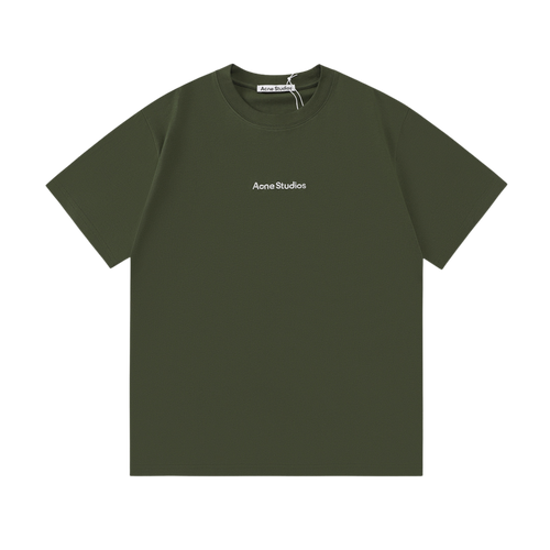 Acne Studios Logo Tee Olive