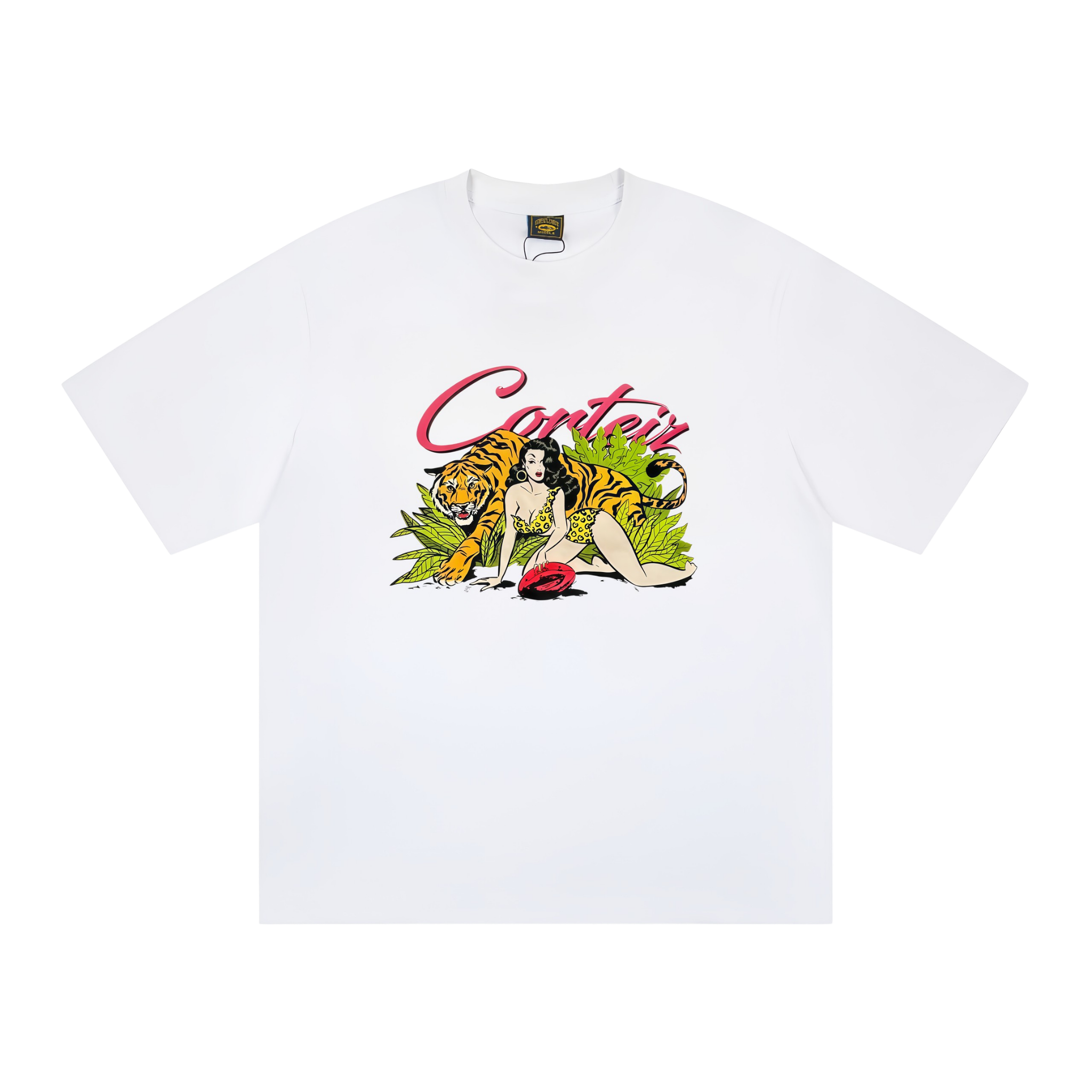 Corteiz Tiger Tee White