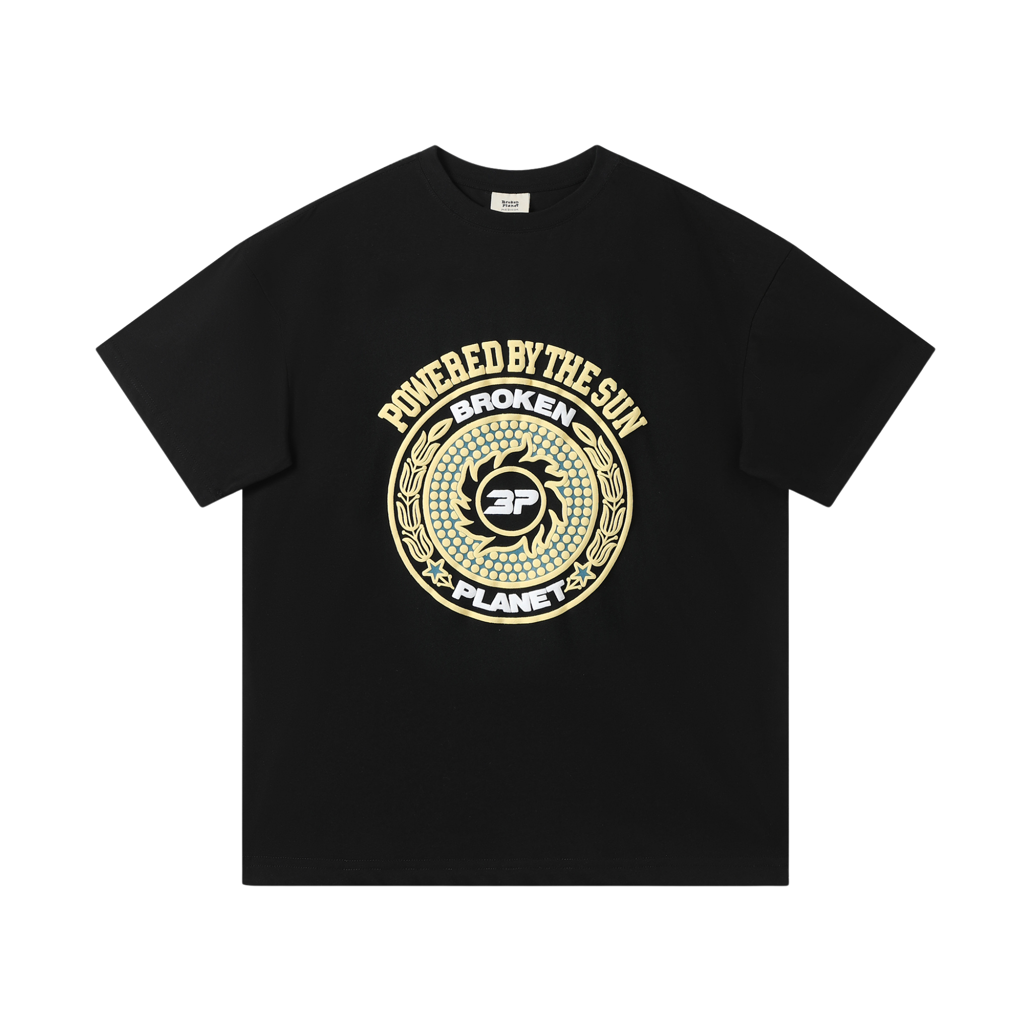Broken Planet Powered by the Sun Tee Black