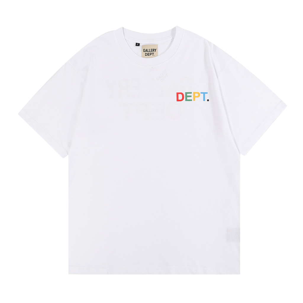 Gallery Dept. Multicolor Logo Tee White