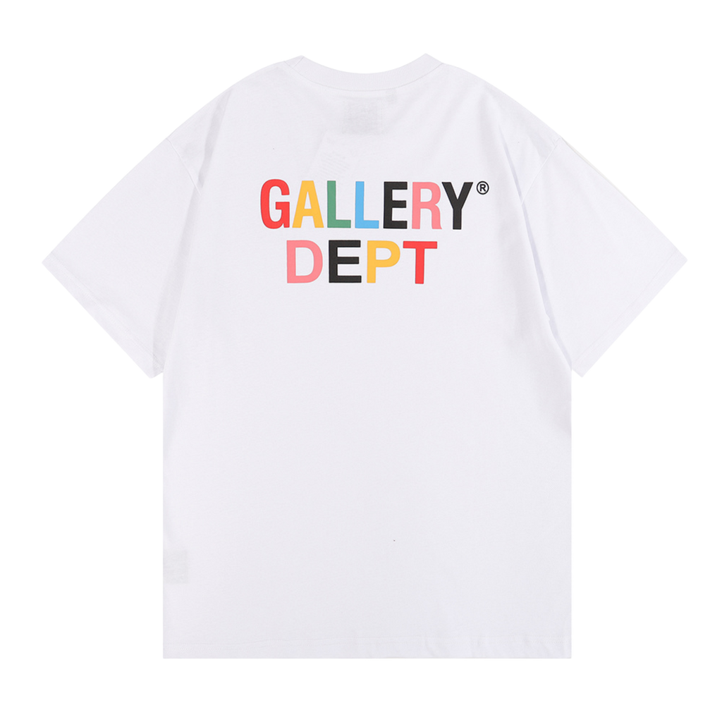 Gallery Dept. Multicolor Logo Tee White