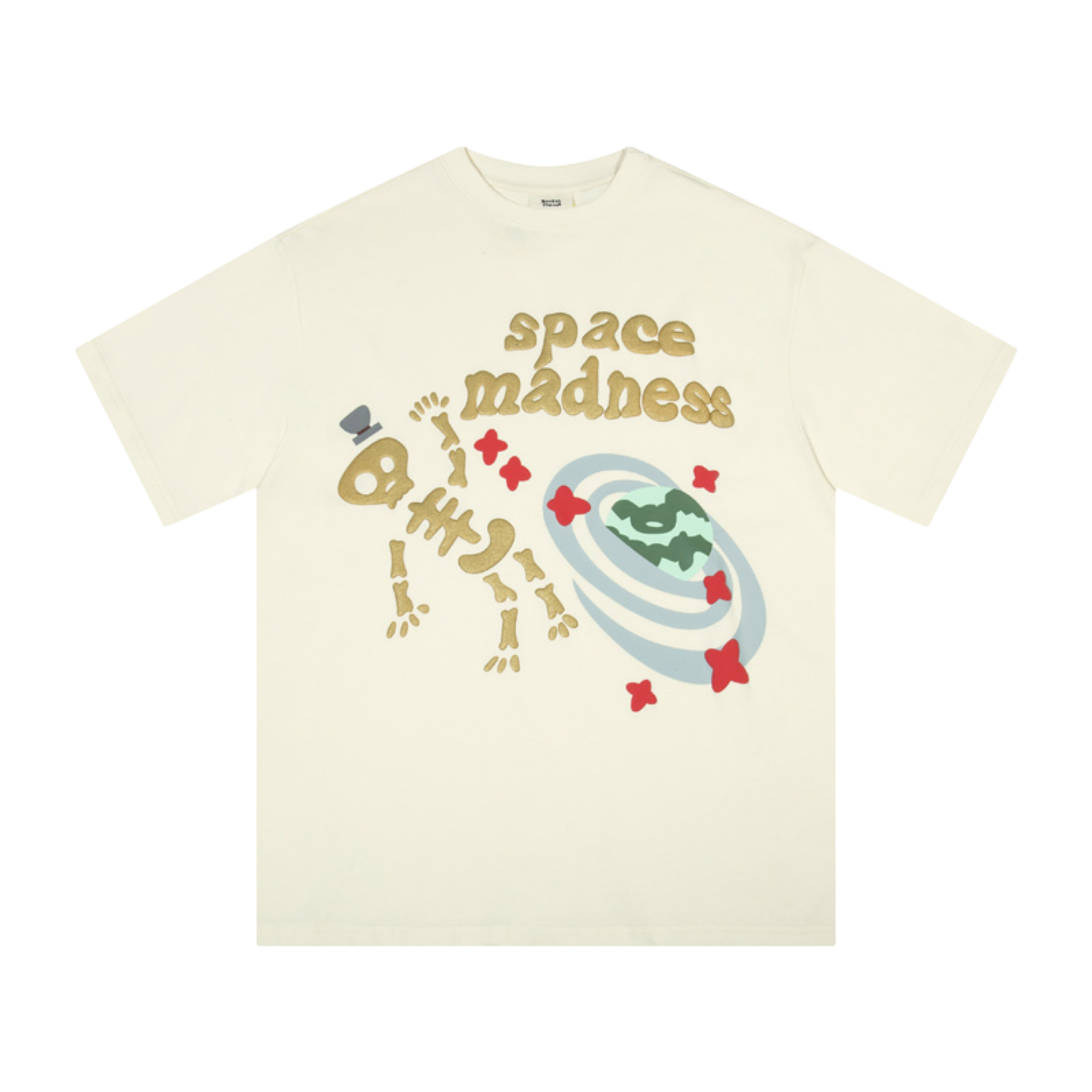 Broken Planet Space Madness Tee Cream