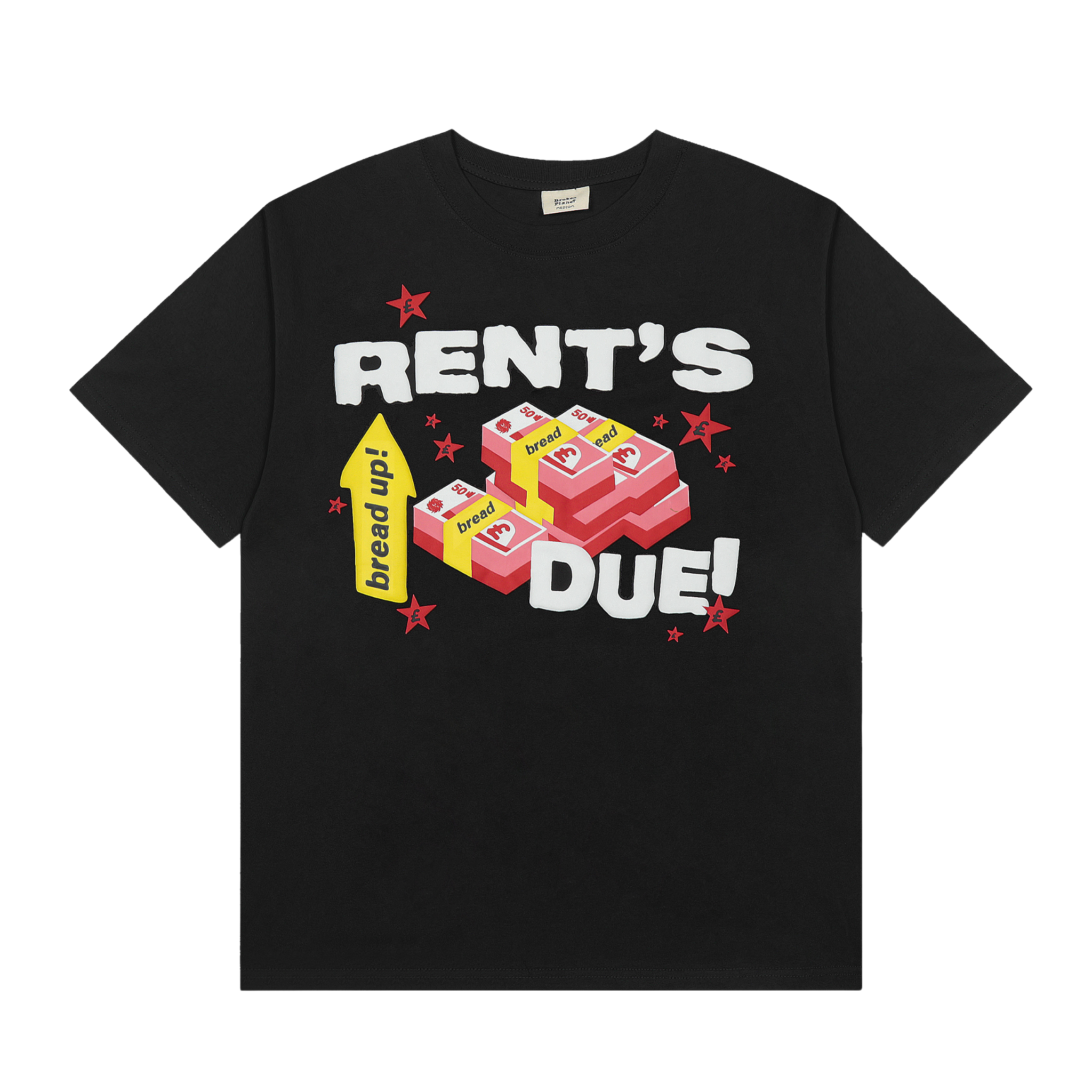Broken Planet Rents Due Tee Black