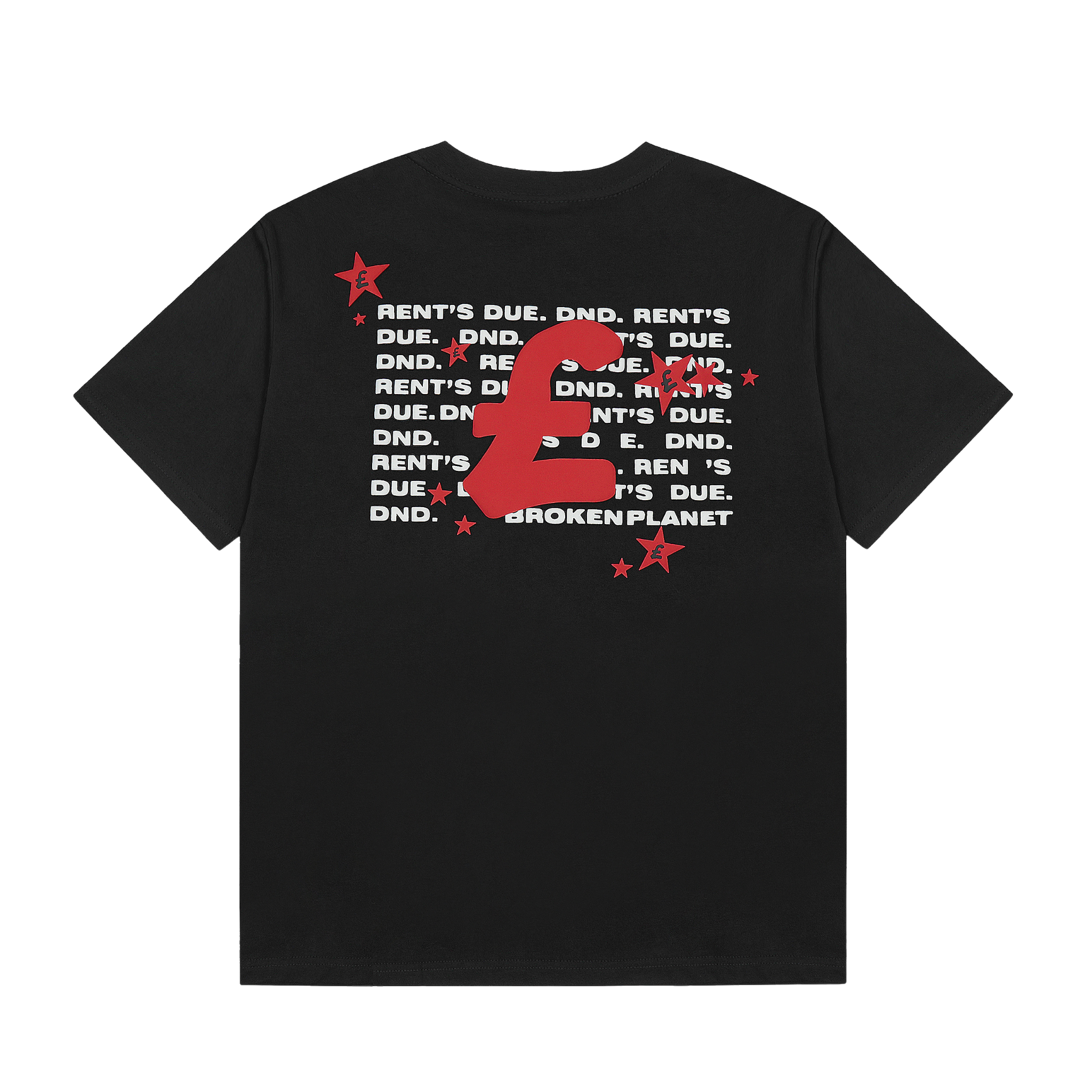 Broken Planet Rents Due Tee Black