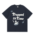 Broken Planet Trapped in Time Tee Navy
