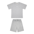 Corteiz Script Short Set Grey