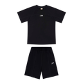 Corteiz Script Short Set Black