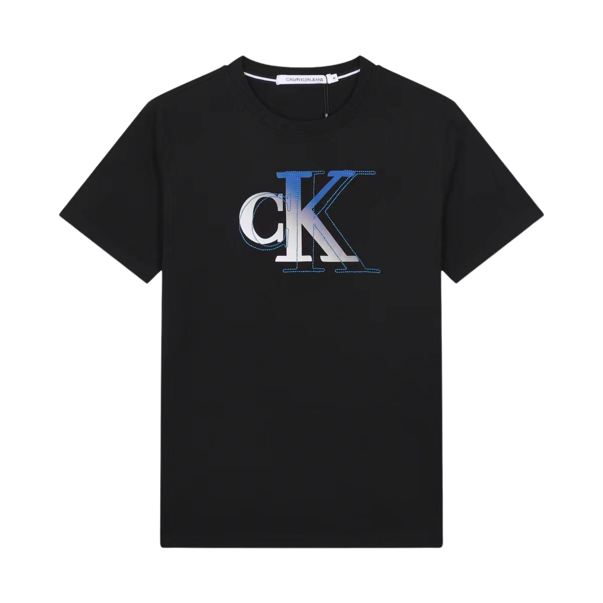 Calvin Klein Jeans CK Monogram Tee Black Blue