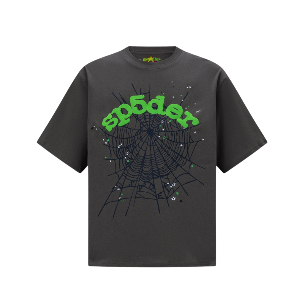 Sp5der OG Web Tee Charcoal