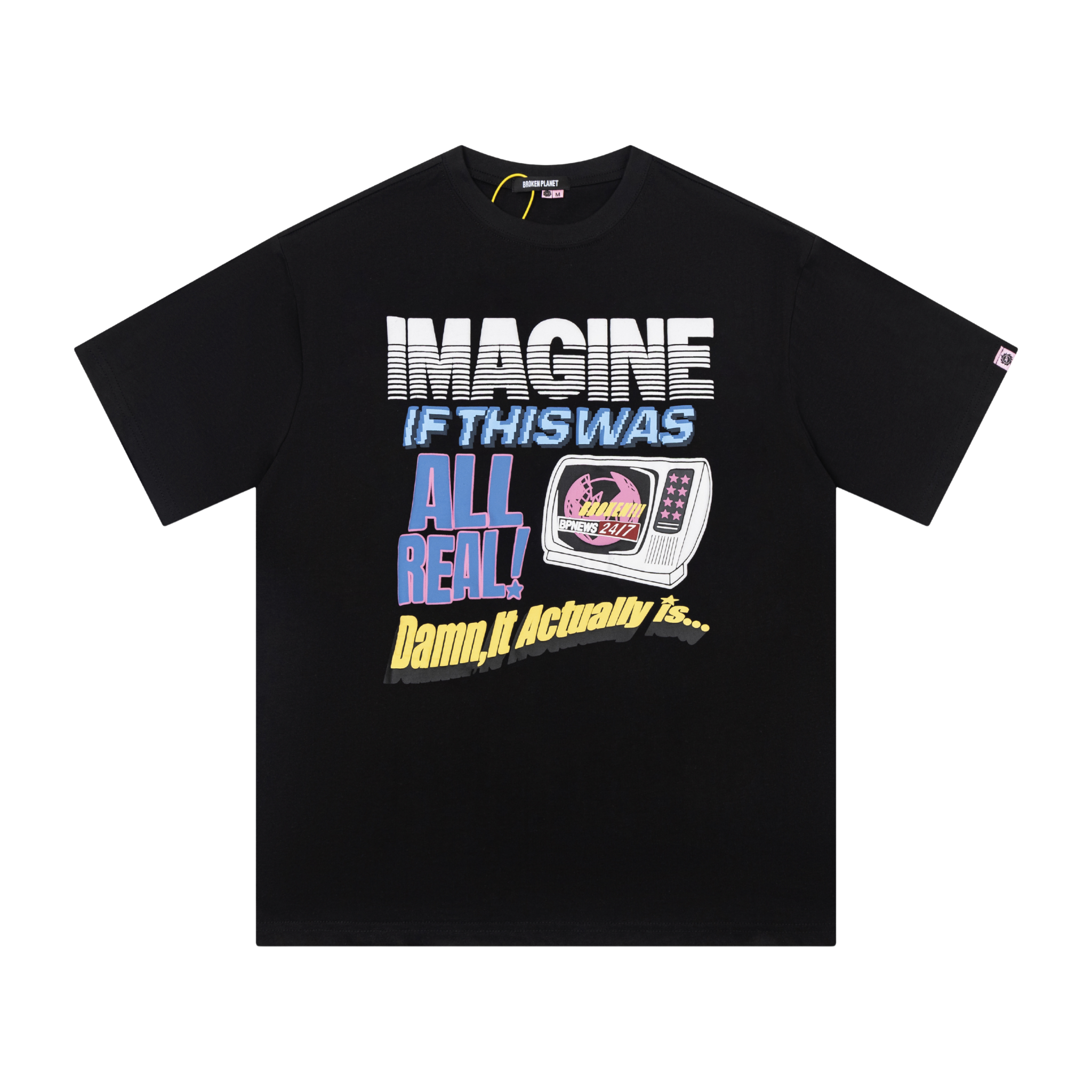 Broken Planet Imagine Tee Black
